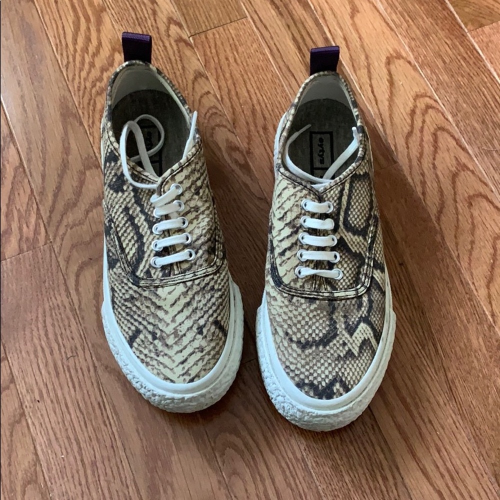 Cute snake skin sneakers